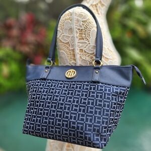 Tommy Hilfiger large blue tote in EUC